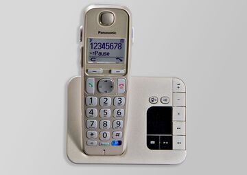 Ansicht auf das schnurlose Telefon.