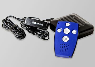 Ansicht auf den Taschenwecker mit Vibrationsgerät.