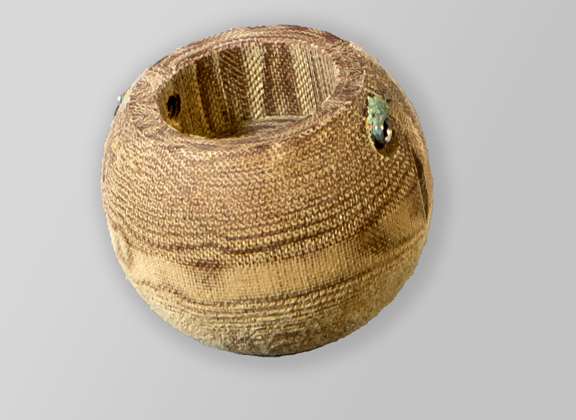 Ansicht auf eine braune Wechselkappe für eine Rollspitze