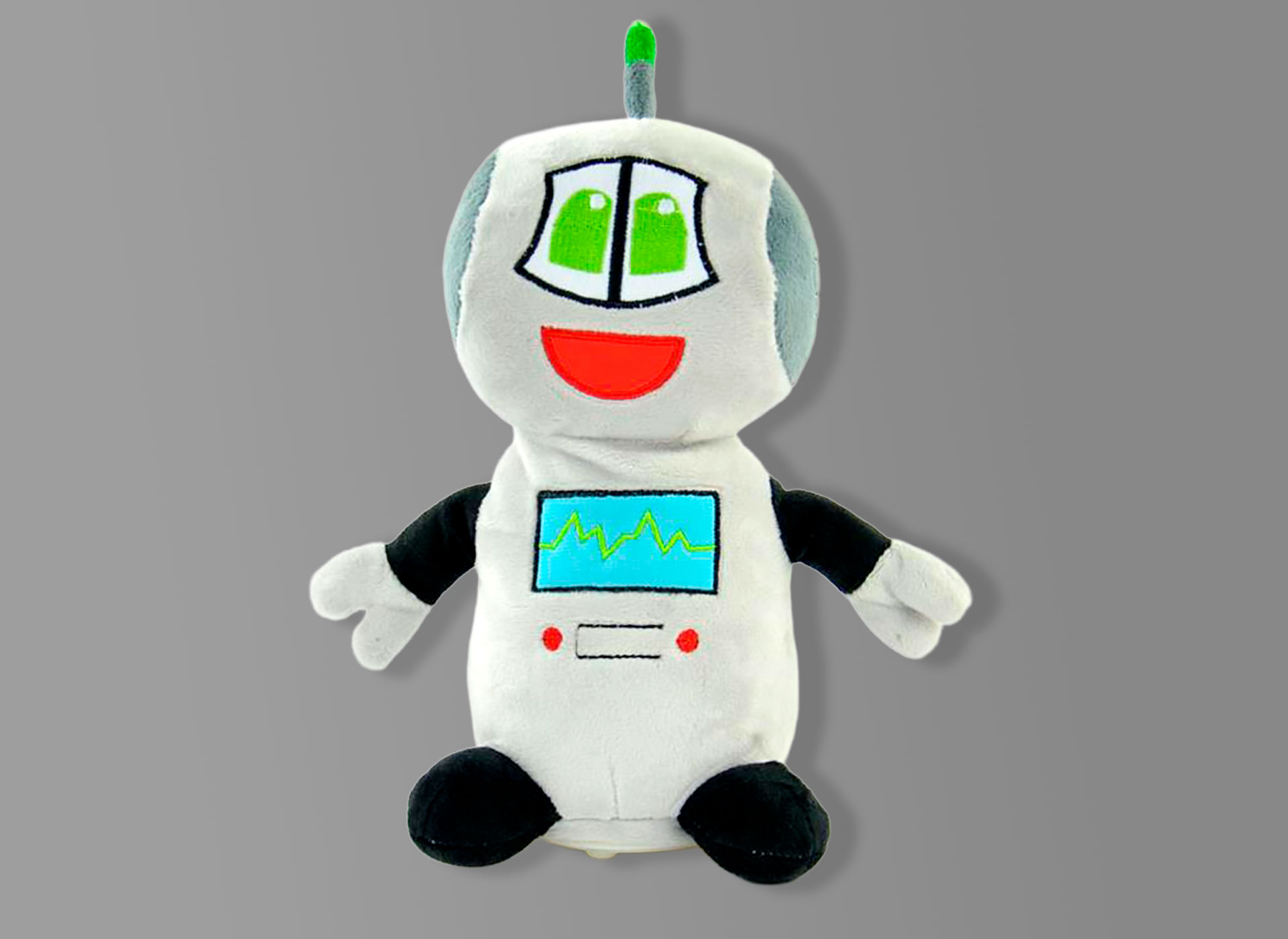 Ansicht auf einen Roboter Plüschtier 