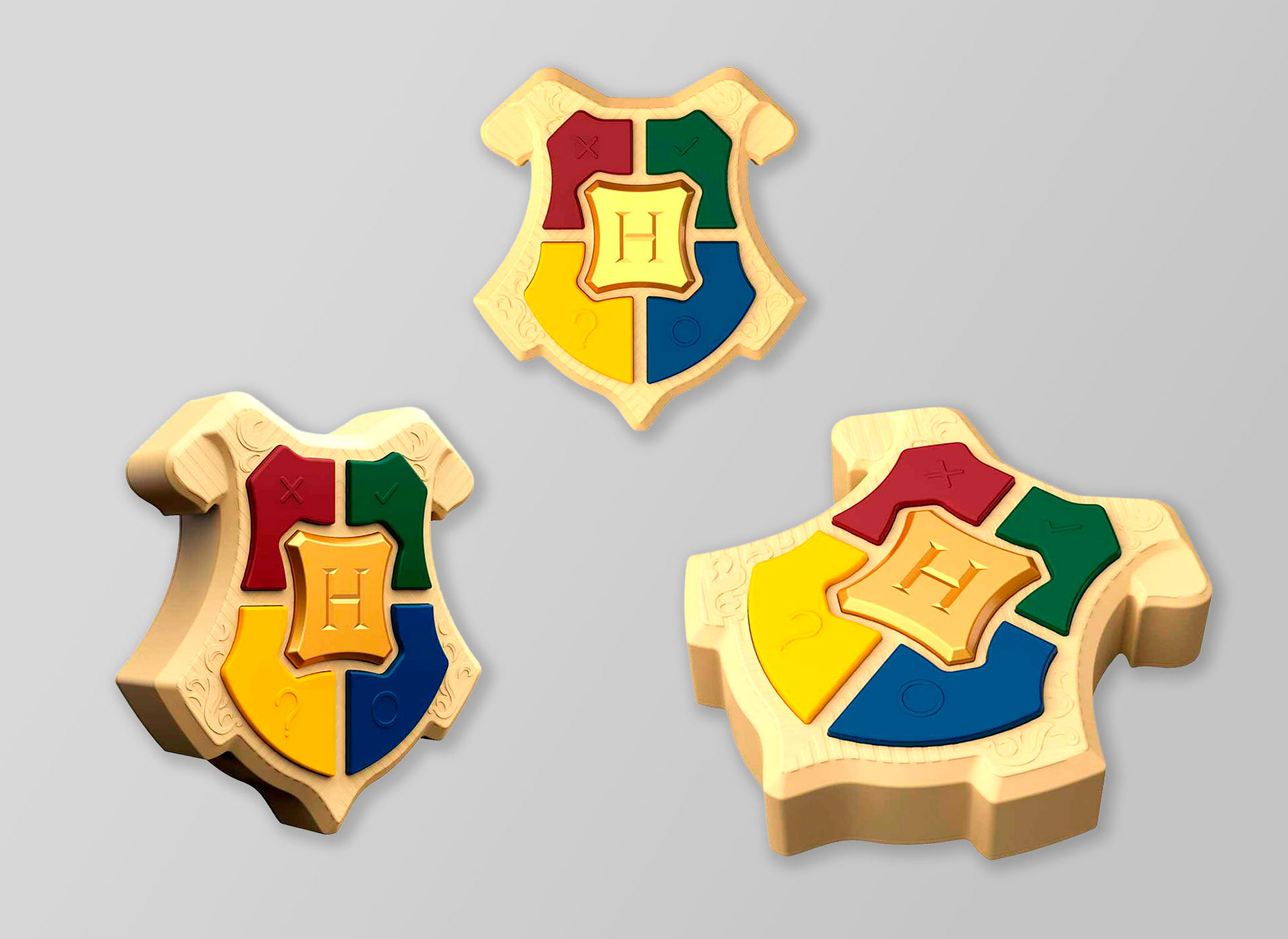 buntes elektronisches spiel im harry potter design
