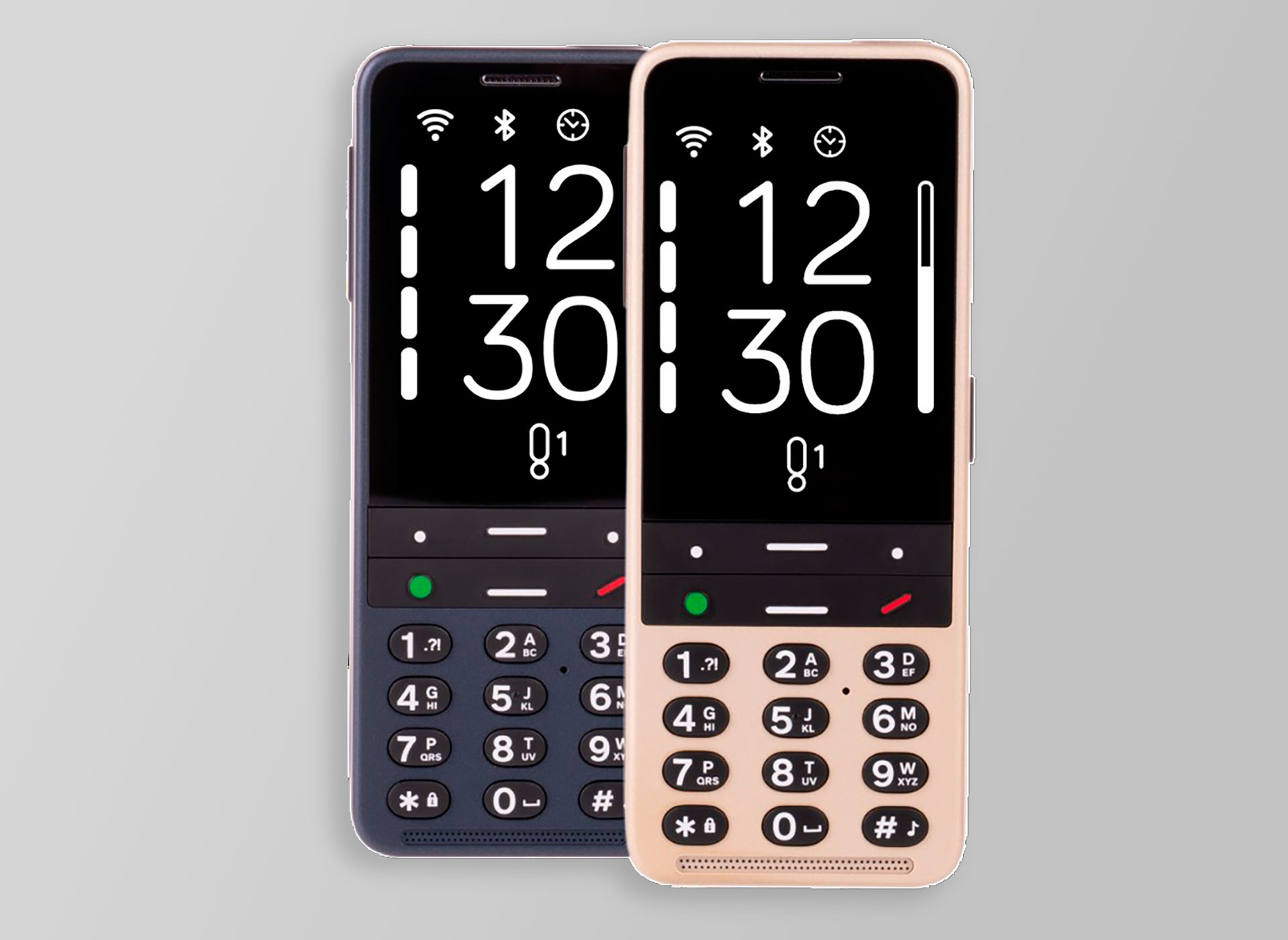 Ansicht auf die beiden Smartphones.